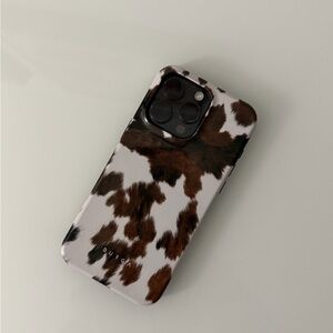 Burga cow print phone case